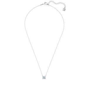 SWAROVSKI ATTRACT NECKLACE - WHITE, RHODIUM PLATED